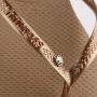 Havaianas Slim Crystal Sw II teenslippers met siersteen roségoud - Thumbnail 9