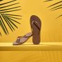 Havaianas Slim Crystal Sw II teenslippers met siersteen roségoud - Thumbnail 10