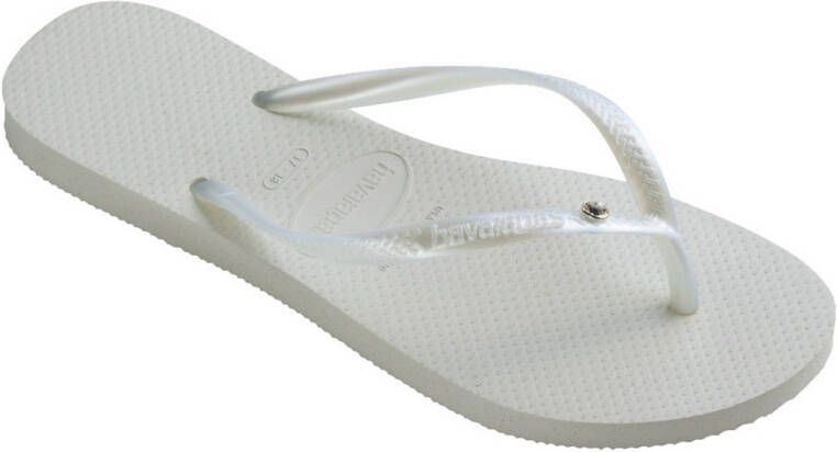 Havaianas Slim Crystal Sw II teenslippers wit