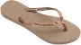 Havaianas Slim Luxury Aqua teenslippers met sierstenen roségoud - Thumbnail 5