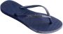 Havaianas Slim Sparkle II teenslippers met glitters donkerblauw Meisjes Rubber 35-36 - Thumbnail 7