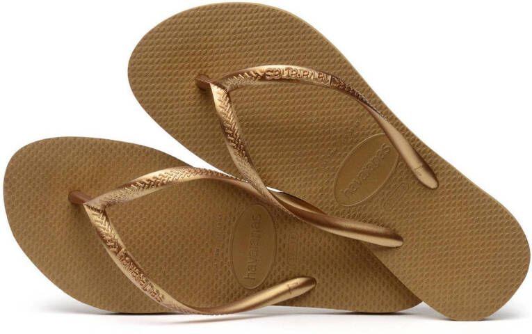 Havaianas Slim teenslippers brons