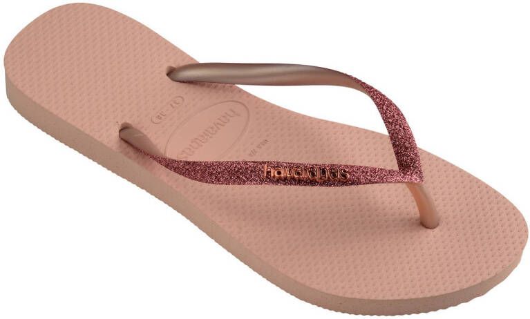 Havaianas Slim teenslippers roze