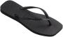 Havaianas Women's Slim Square Sandalen zwart - Thumbnail 4