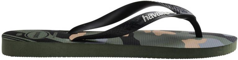 Havaianas Top Camu teenslippers olijfgroen