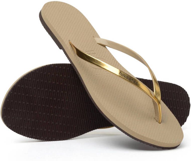 Havaianas You Metallic teenslippers goud