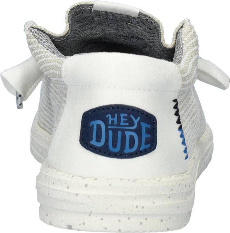 Hey Dude Wally Sport Mesh bootschoenen beige wit