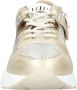 Hip H1255 Sneakers Leren Sneaker Meisjes Goud - Thumbnail 4