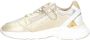 Hip H1255 Sneakers Leren Sneaker Meisjes Goud - Thumbnail 5