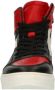Hip H1665 Black Red White Sneakers hoge-sneakers - Thumbnail 3