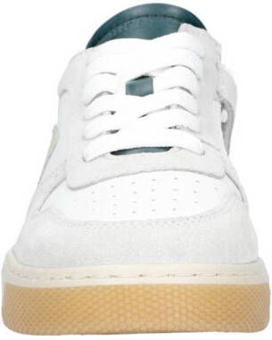 Hip leren sneakers wit