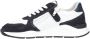Hip leren sneakers wit zwart - Thumbnail 3