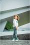 Hip leren sneakers zwart groen wit Jongens Leer Meerkleurig 36 - Thumbnail 1
