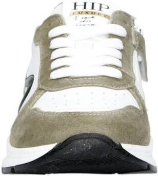 Hip suède sneakers bruin wit