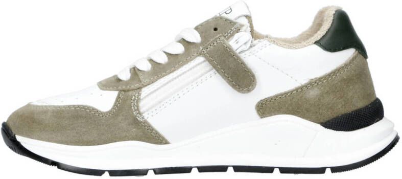 Hip suède sneakers bruin wit