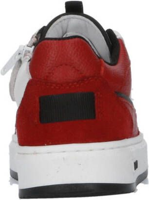 Hip suède sneakers rood wit