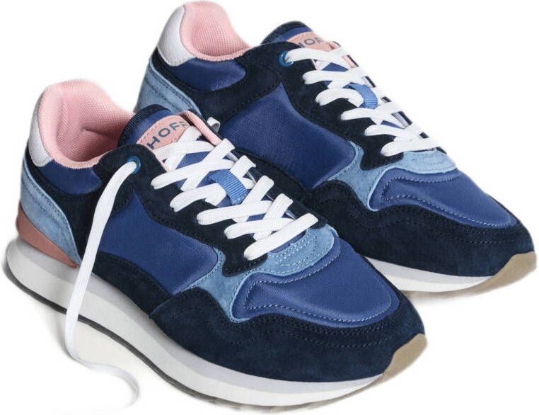 HOFF City leren sneakers blauw