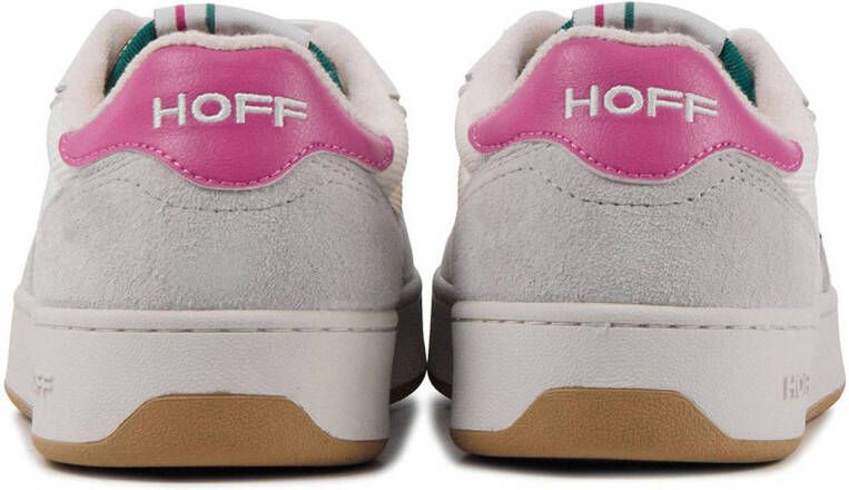 HOFF leren sneakers grijs roze