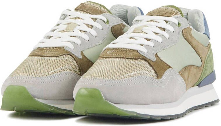 HOFF sneakers blauw beige groen