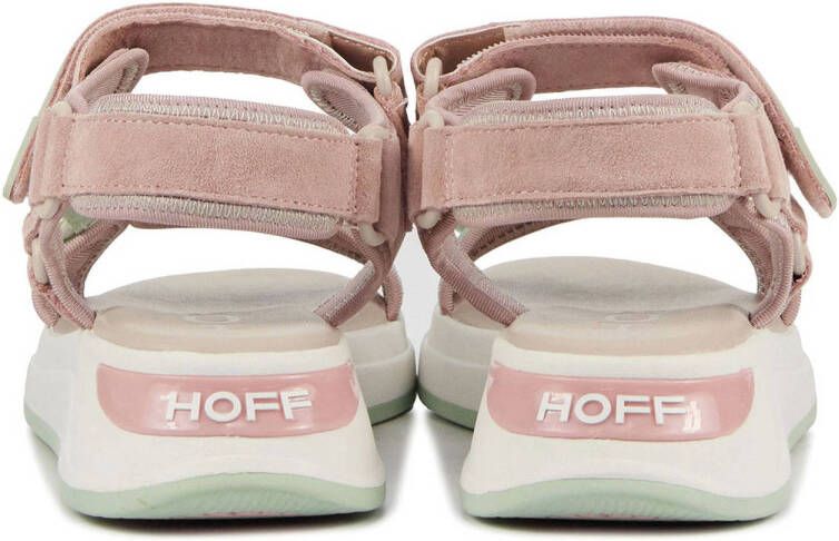 HOFF suède sandalen oudroze