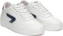 Hub Baseline-m Lage sneakers Leren Sneaker Heren Wit - Thumbnail 8