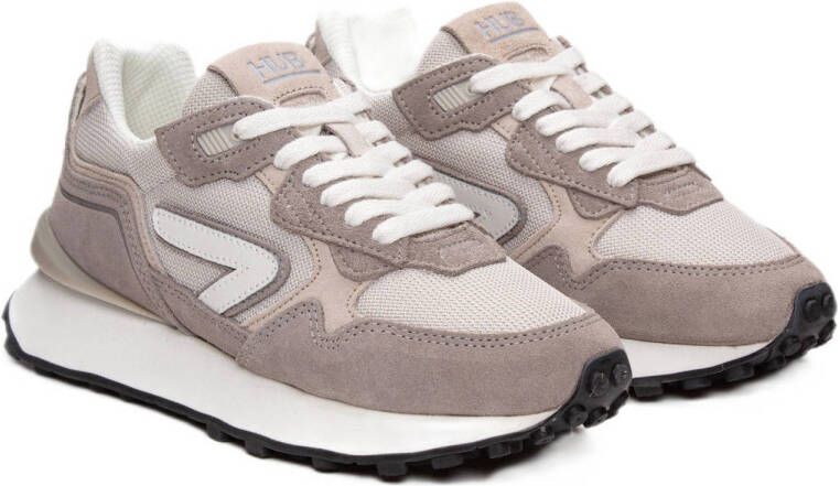 HUB Cayenne suède sneakers taupe