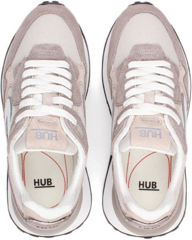 HUB Cayenne suède sneakers taupe