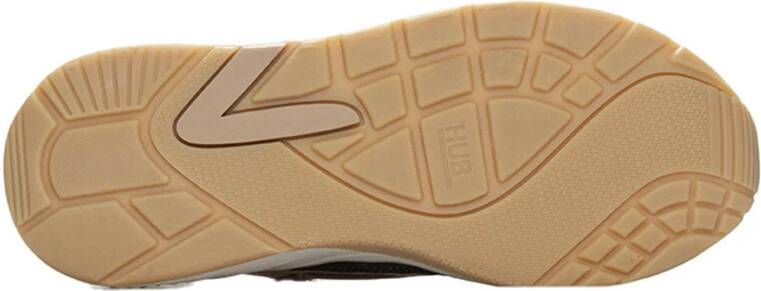 HUB Gilde S43 sneakers beige ecru groen