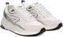HUB Glide chunky suède sneakers ecru groen - Thumbnail 6