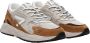 HUB Grid M37 suède sneakers beige cognac - Thumbnail 2