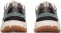 Hub Grijze Suède Lage Sneakers Grid Multicolor Dames - Thumbnail 4