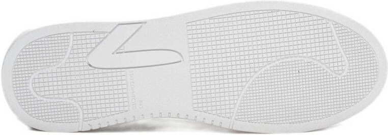HUB Hook leren sneakers wit