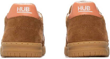 HUB Vancouver suède sneakers cognac