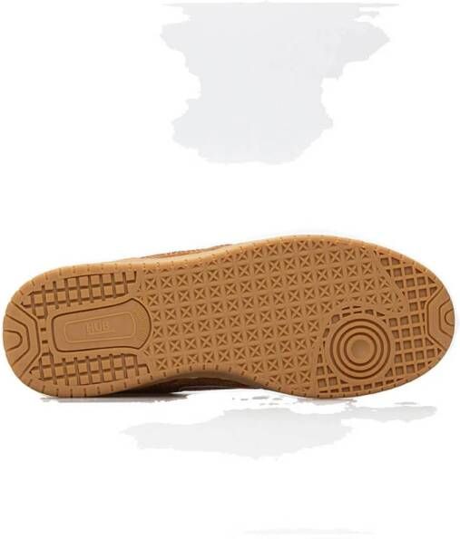 HUB Vancouver suède sneakers cognac