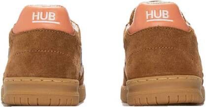 HUB Vancouver suède sneakers cognac