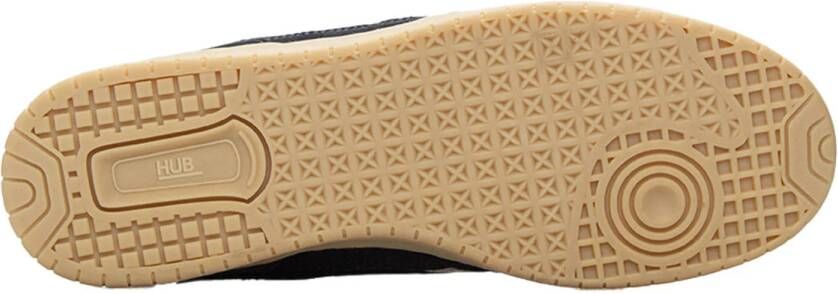HUB Vancouver suède sneakers donkerblauw