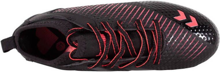 hummel Zoom FG junior voetbalschoenen zwart rood