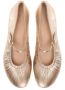 Inuovo leren ballerina's goud - Thumbnail 2