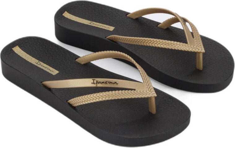 Ipanema Anatomic Bossa Soft teenslippers zwart goud