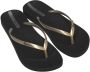 Ipanema Anatomic Shine teenslippers zwart goud - Thumbnail 3