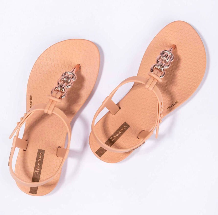 Ipanema Class Charm teenslippers roze goud