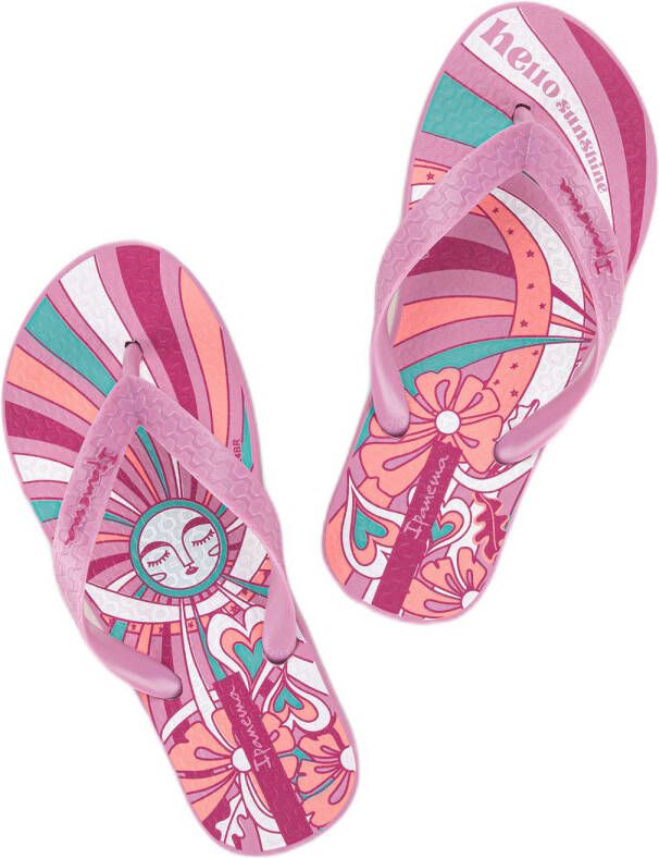 Ipanema Classic teenslippers roze wit