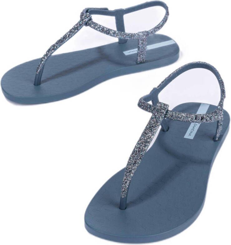 Ipanema glitter sandalen blauw