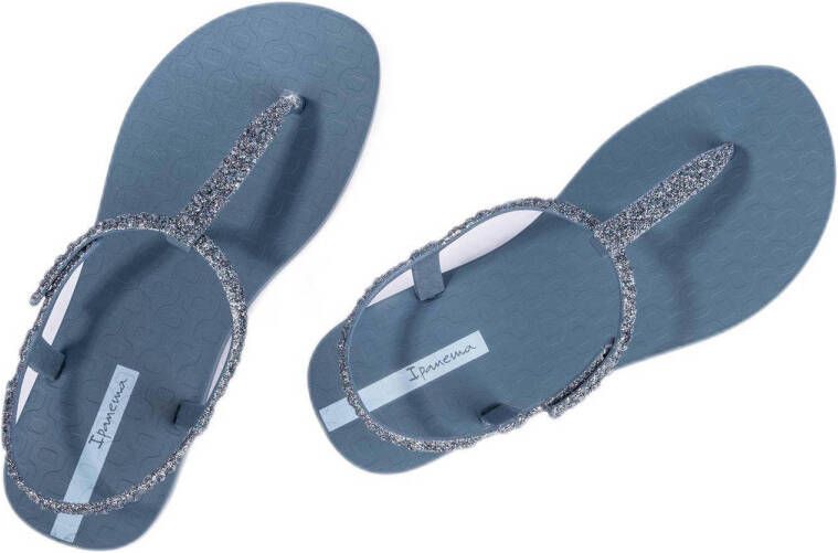 Ipanema glitter sandalen blauw