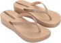 Ipanema Anatomic Mesh Chic Plateau Dames Slippers Beige - Thumbnail 5