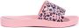 Ipanema Urban Slide badslippers met panterprint roze blauw - Thumbnail 7