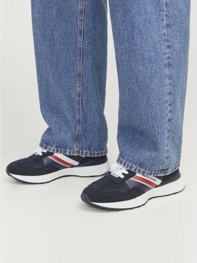 JACK & JONES JFWBOSTON sneakers donkerblauw