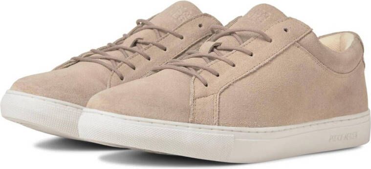 JACK & JONES JFWGALAXY suède sneakers beige