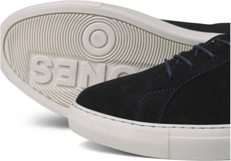 JACK & JONES JFWGALAXY suède sneakers donkerblauw