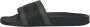 JACK & JONES Jfwjarred Slider badslippers antraciet groen - Thumbnail 5